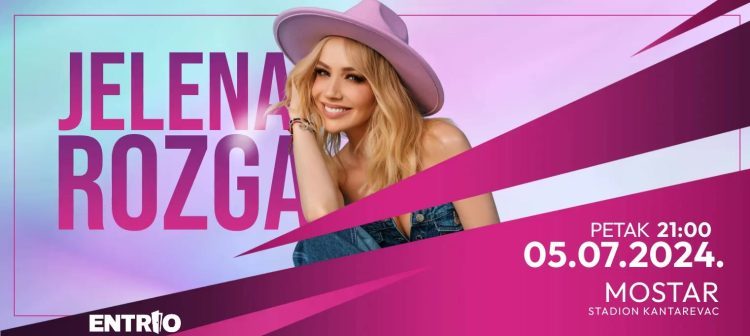 U Mostaru euforija pred koncert Jelene Rozge!