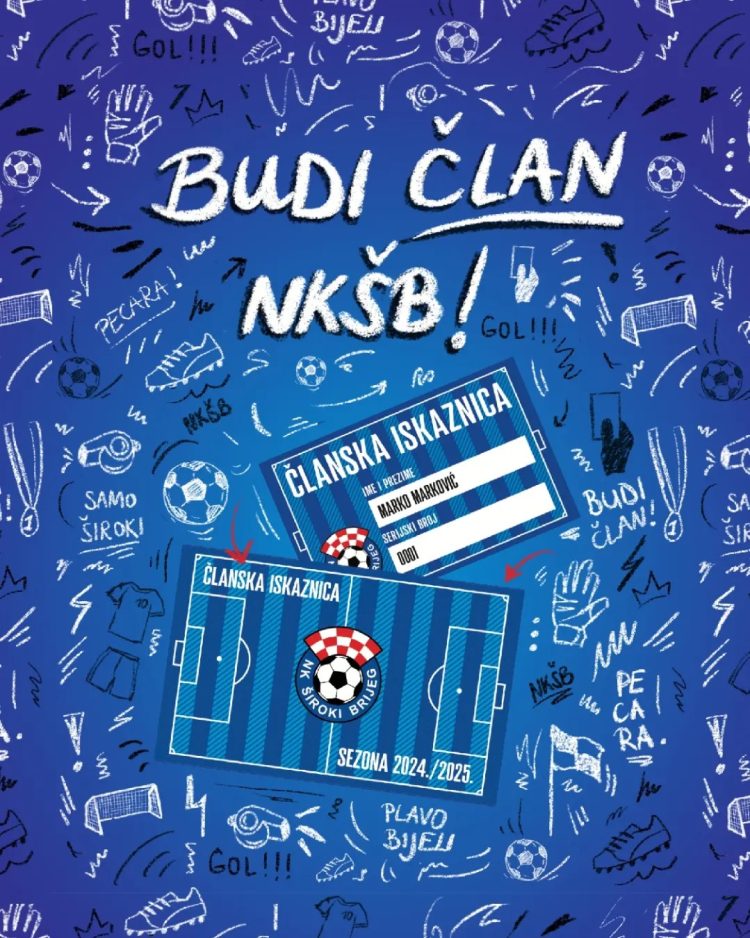 Postani član NK Široki Brijeg