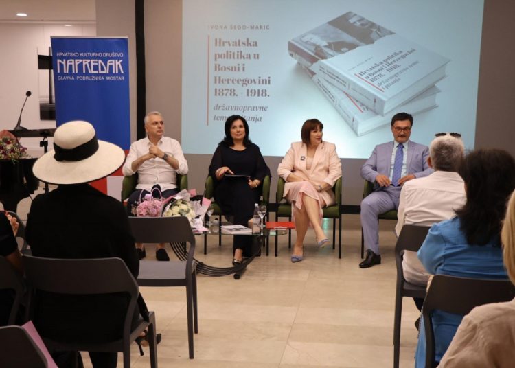 U Mostaru predstavljena znanstvena monografija “Hrvatska politika u Bosni i Hercegovini 1878. – 1918. državnopravne teme i pitanja”