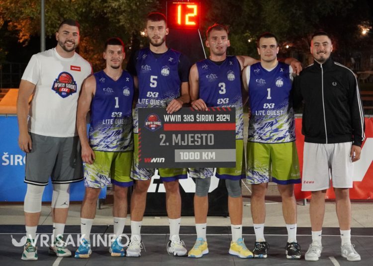 Dangerous Meridianbet iz Crne Gore pobjednik streetball turnira u Širokom Brijegu