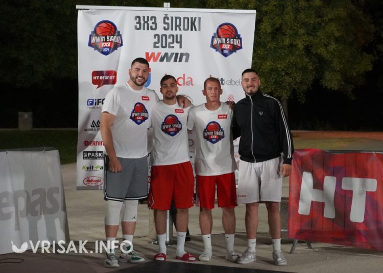 Dangerous Meridianbet iz Crne Gore pobjednik streetball turnira u Širokom Brijegu