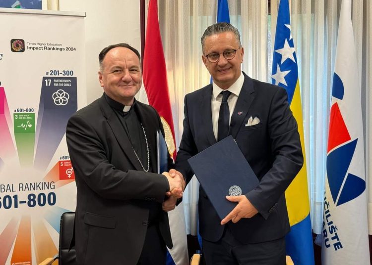 Potpisan sporazum kojim se regulira položaj i djelovanje Teološko-katehetskog instituta u sastavu Sveučilišta u Mostaru