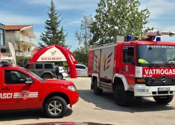 U Širokom Brijegu pri intervenciji ozlijeđen vatrogasac