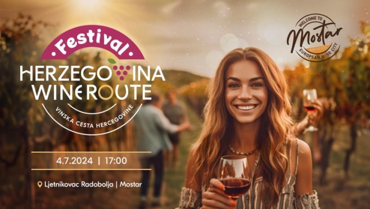 Festival Vinske ceste Hercegovine u četvrtak u Mostaru