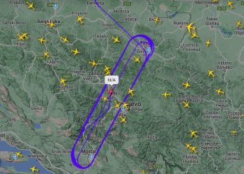 Američki špijunski avion Challenger 650 leti iznad BiH