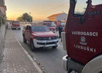 Vatrogasci iz ŽZH pomagali gasiti požar na Križevcu