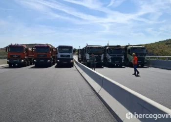 Veliki broj teretnih vozila testirao most “Hercegovina” na dionici Počitelj – Zvirovići