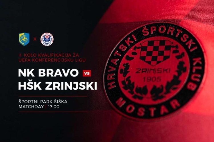 Zrinjski u Ljubljani traži pobjedu protiv Brava i plasman u 3. kolo kvalifikacija