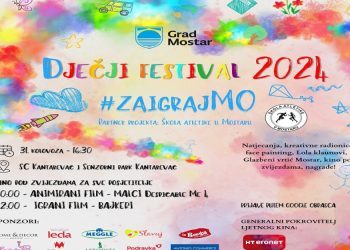 U tijeku prijave za Dječji festival u Mostaru: Natjecanje, sport i zabava pred početak školske godine