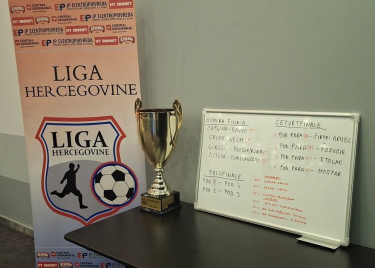 Održan ždrijeb parova završnice Lige Hercegovine