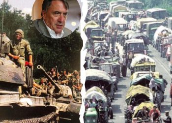 Nije američki veleposlanik u Knin ulazio na tenku s HV-om, već iz njega izlazio na traktoru