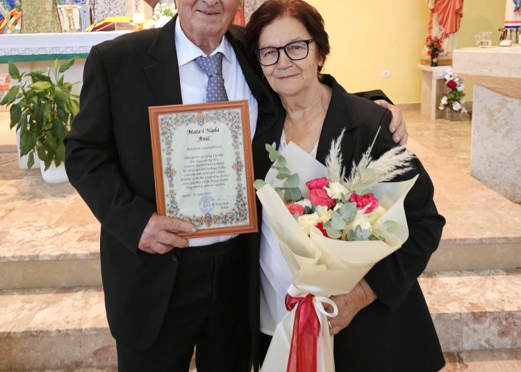 Mate i Nada Anić iz Jara proslavili 60 godina braka