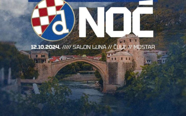 Dinamo dolazi u Mostar, najavljena i ‘Plava Noć’