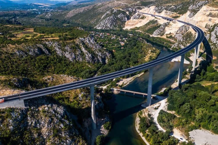 Grandiozni most Hercegovina, najviši na koridoru Vc, i nova dionica autoceste otvaraju vrata EU za BiH