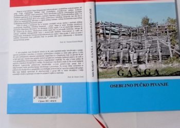 Najava: Predstavljanje knjige pod nazivom „Ganga – osebujno pučko pivanje“