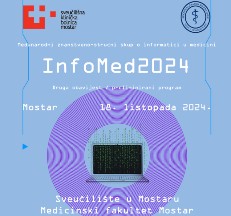 Prvi znanstveno-stručni simpozij ‘InfoMed 2024’ 18. listopada u Mostaru