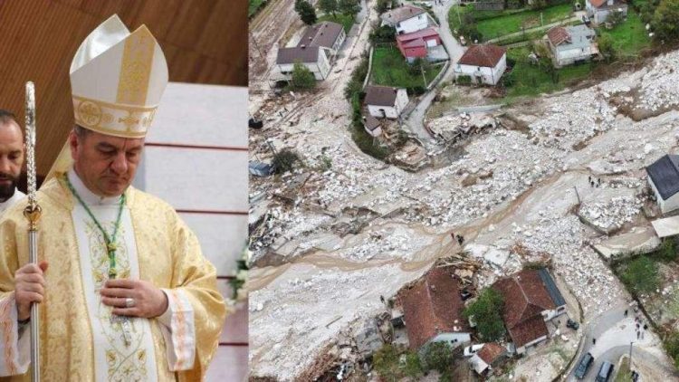 Biskup Palić pozvao na molitvenu i bratsku blizinu s nastradalima u poplavama