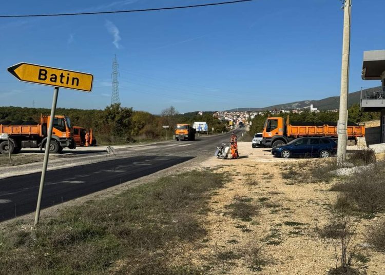 Uskoro završava obnova ceste između Gruda i Posušja