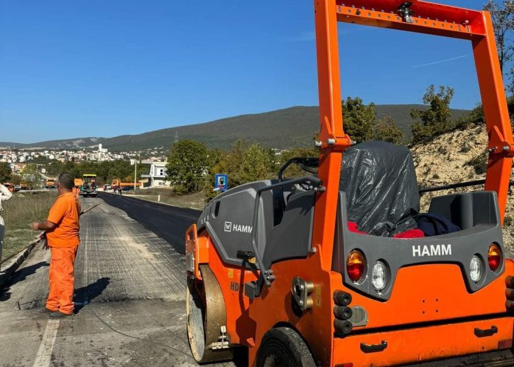 Uskoro završava obnova ceste između Gruda i Posušja