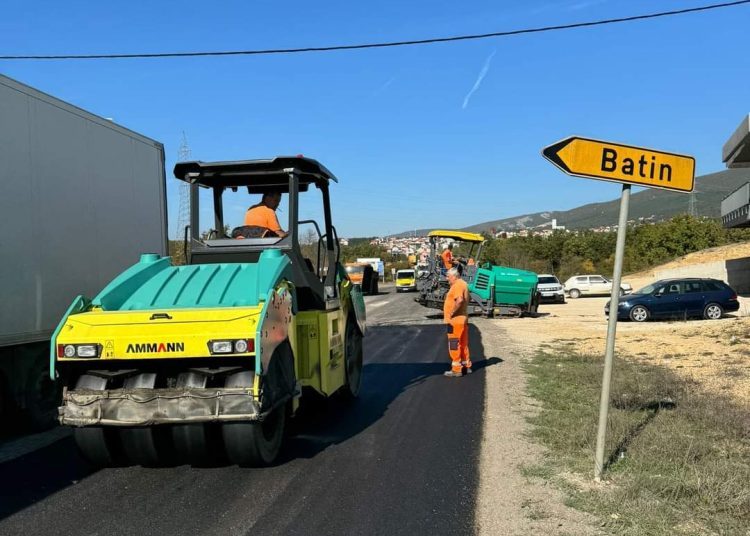Uskoro završava obnova ceste između Gruda i Posušja