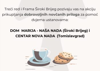 Najava: Humanitarna akcija Franjevačkog svjetovnog reda i Frame