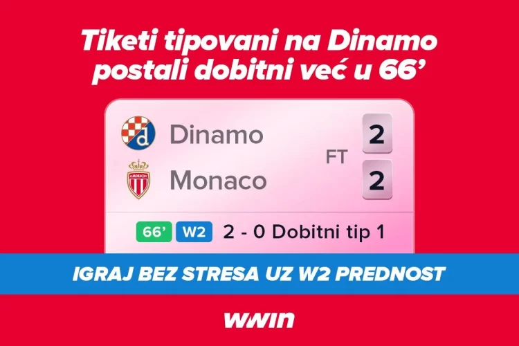 Tiketi tipovani na Dinamo postali dobitni