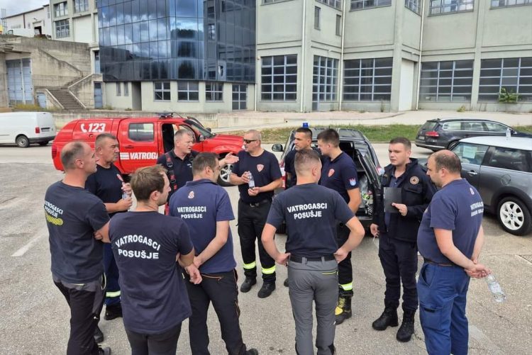 Vatrogasci iz ŽZH otišli pomoći u Jablanicu