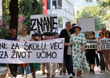 Najavljena prosvjedna šetnja djelatnika srednjih škola ŽZH u Širokom Brijegu zbog nezadovoljstva radnim uvjetima