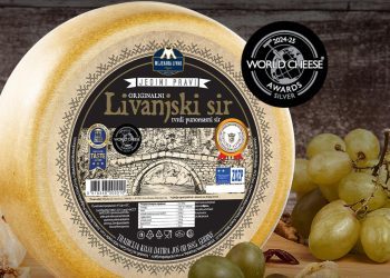 Veliki uspjeh Mljekare Livno na World Cheese Awards 2024.