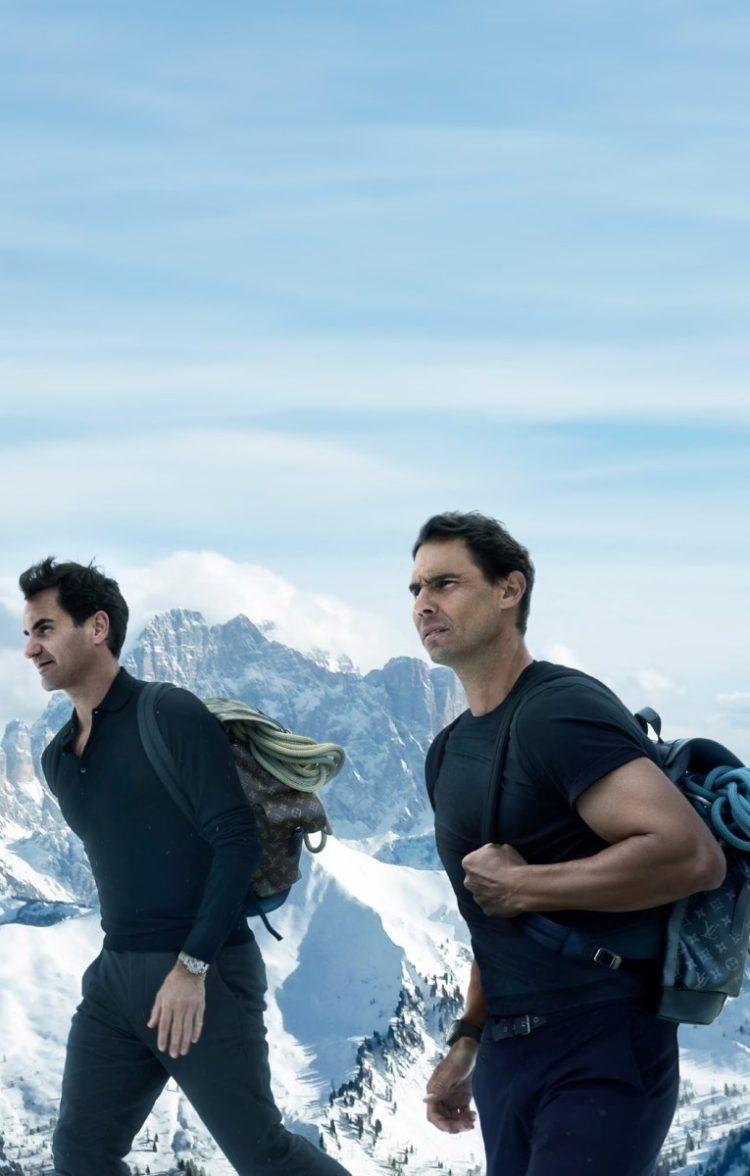 Louis Vuitton lansirao kampanju s Federerom i Nadalom. Ljudi pišu: “Izgleda poput AI”