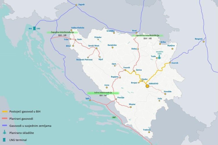 Plinovod će spojiti Travnik i Zenicu, ali i vezati se na pravac od Posušja, središnja Bosna dobiva novi energent