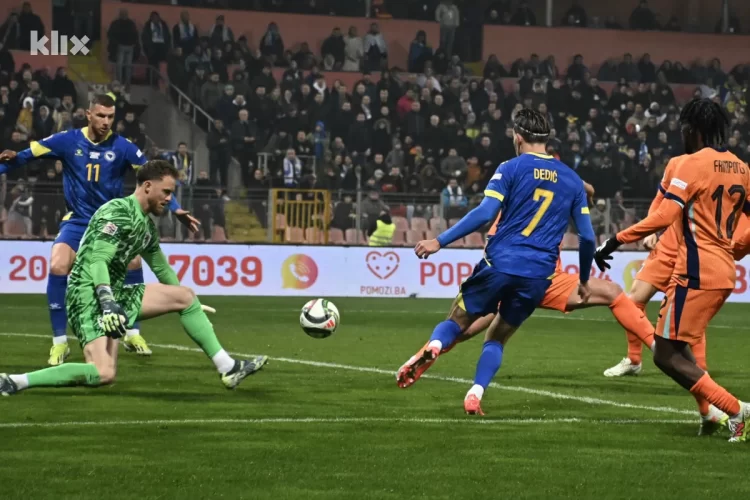BiH u Zenici remizirala s Nizozemskom i osvojila bod