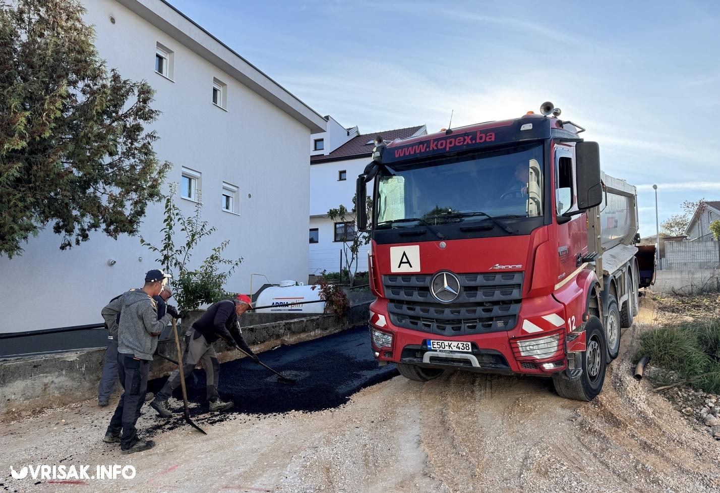 Široki Brijeg: Asfaltom povezane Dubravska i Frankopanska ulica