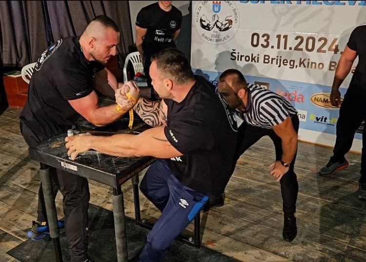 Široki Brijeg: Uspješno završen jedan od najjačih turnira u obaranju ruke