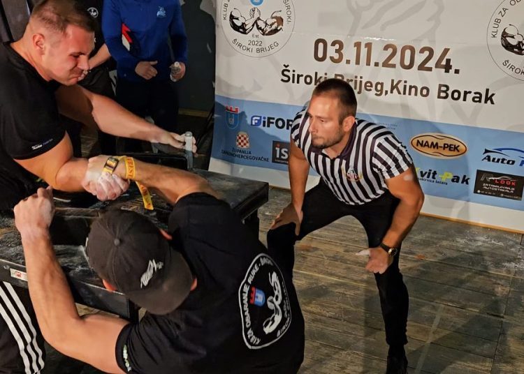 Široki Brijeg: Uspješno završen jedan od najjačih turnira u obaranju ruke