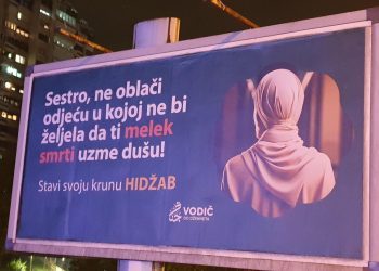 Plakati u Tuzli i Zenici o islamu i hidžabu podijelili Bošnjake