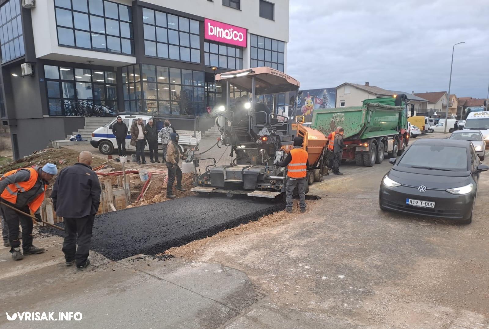 Široki Brijeg: Asfaltirana prokopana magistrala na Trnu (kod Gazproma)
