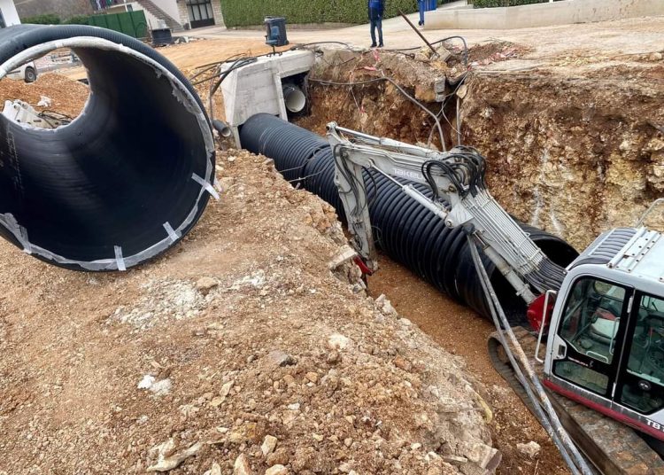 Trn: Projekt izgradnje odvodnje oborinskih i otpadnih voda; promet će se odvijati usporeno i naizmjenično