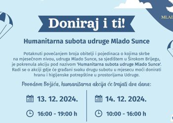 Široki Brijeg: Velika božićna humanitarna akcija zajednice Mlado Sunce