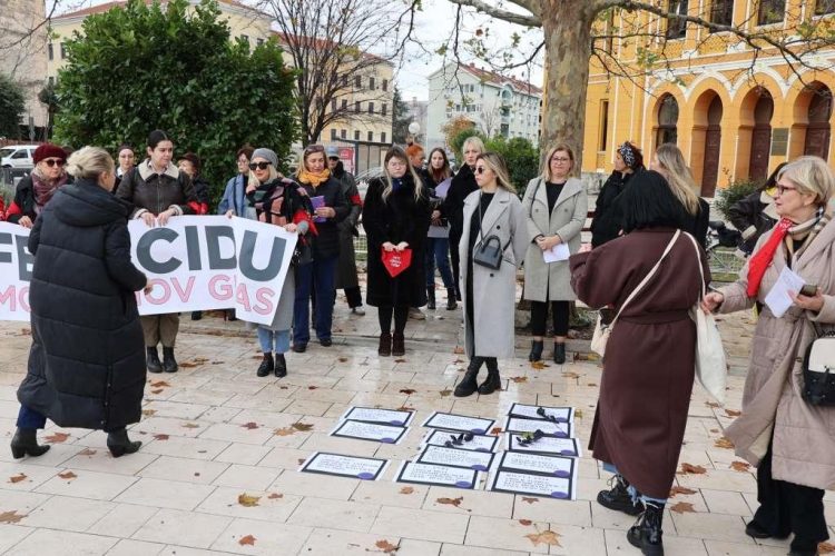 U Mostaru održan prosvjed protiv femicida i nasilja nad ženama