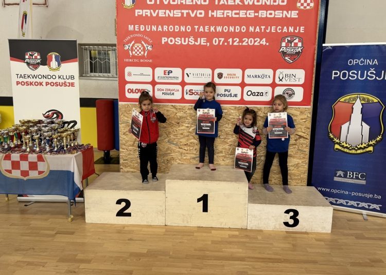 U Posušju održano prvenstvo Herceg Bosne u taekwondou