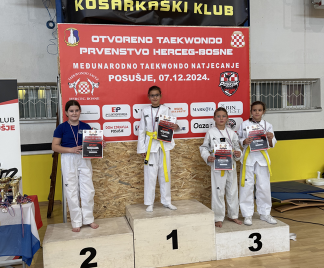 U Posušju održano prvenstvo Herceg Bosne u taekwondou