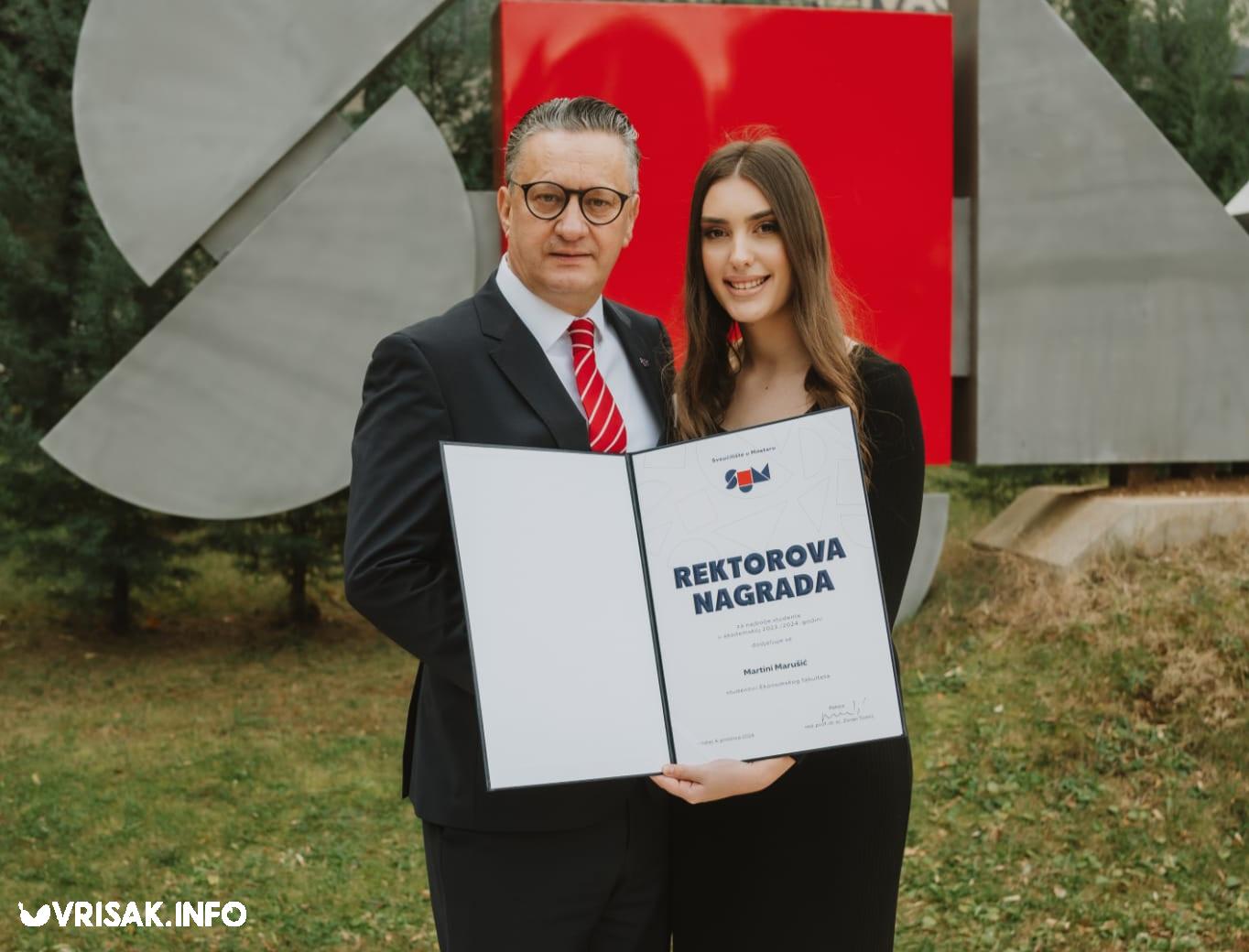 Rektorova nagrada za Martinu Marušić je još jedna u nizu nagrada