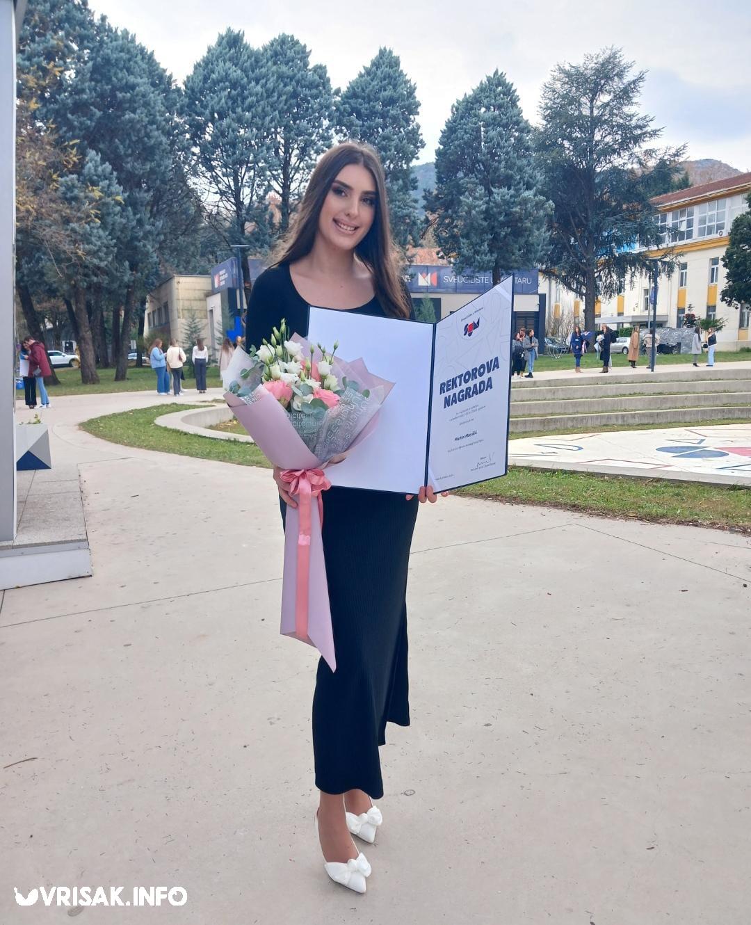 Rektorova nagrada za Martinu Marušić je još jedna u nizu nagrada