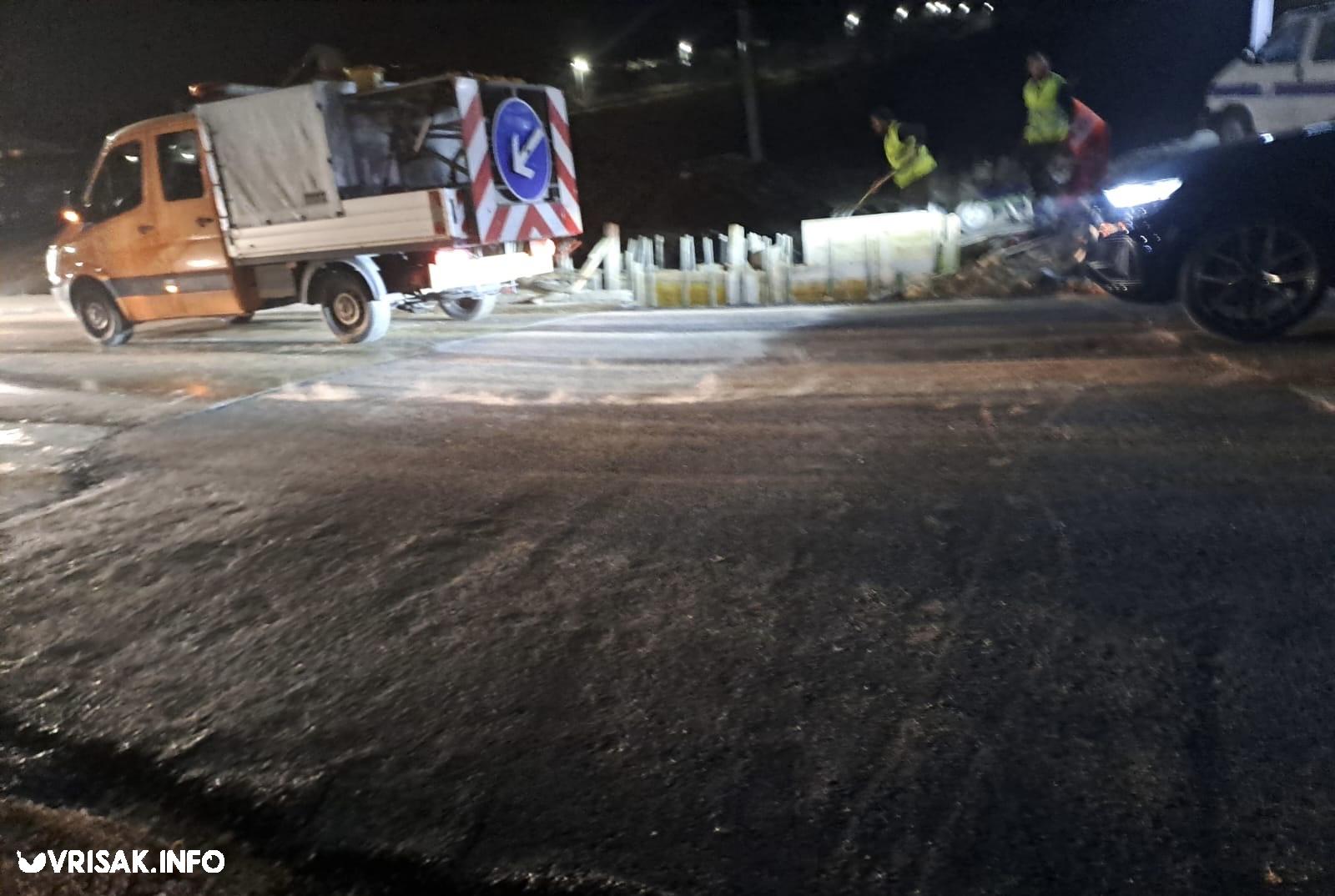 Široki Brijeg: Asfaltirana prokopana magistrala na Trnu (kod Gazproma)