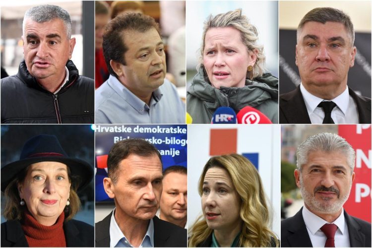 Ovo je osam kandidata koji se natječu u utrci za Pantovčak