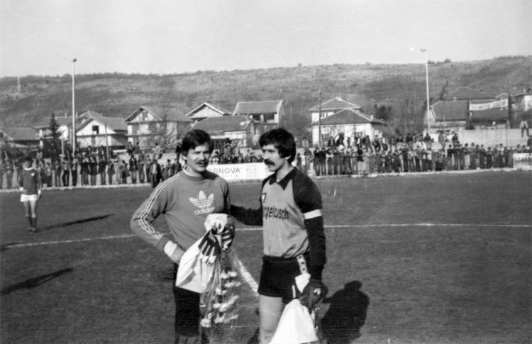 Fotografija s Pecare iz 1982.: Prijateljska utakmica Mladost – Velež