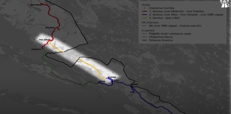 Hrvatska na relaciji Dubrovnik-Metković gradi najskuplju autocestu, dio prolazi i kroz BiH