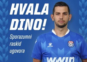 NK Široki Brijeg potvrdio sporazumni raskid ugovora s Dinom Ćorićem
