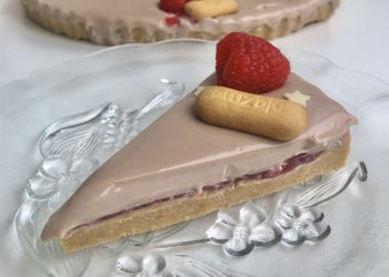 Recept za desert Kinder malina tart